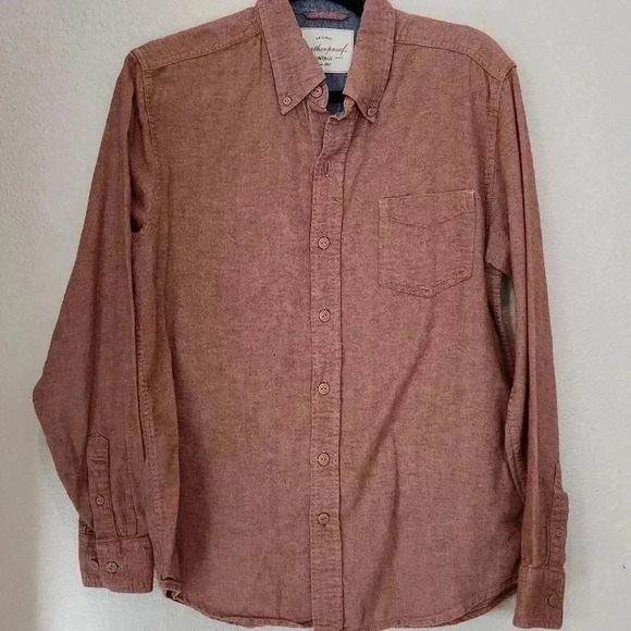 Weatherproof Collar Flannel Button Down Shirt Size S - Picture 8 of 8